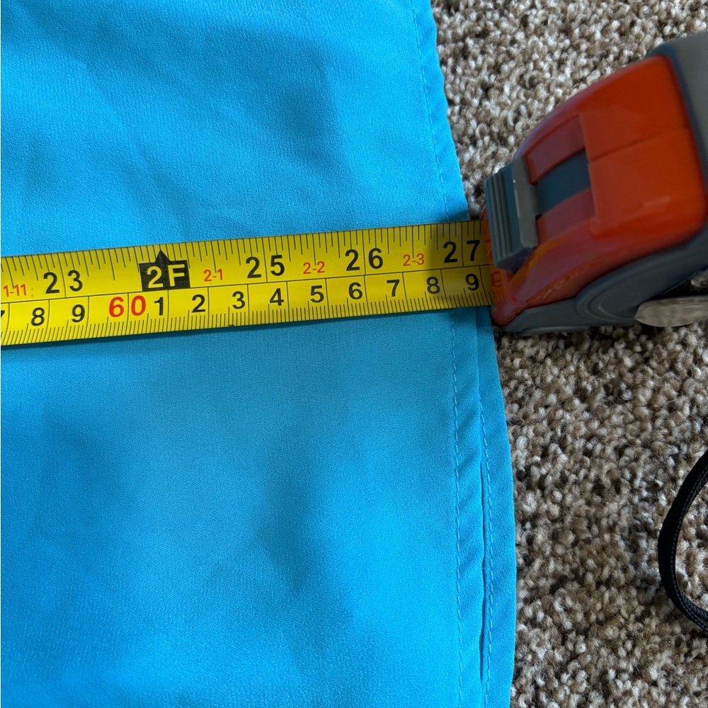 SHEIN Bright Blue Flowy Dress Spaghetti Straps - Picture 5 of 6